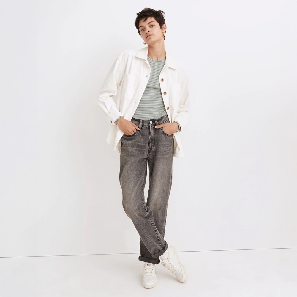 Madewell - The Slouchy Boyjean in Glennbay Wash